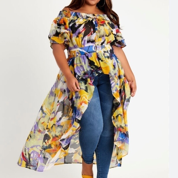 NWT,Live 4 Truth,Small, Fun,Funky &Fab Duster, Secured Button Corseted Middle, S - Picture 8 of 16